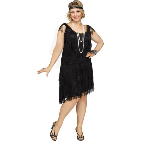 PLUS SIZE SHIMMERY FLAPPER