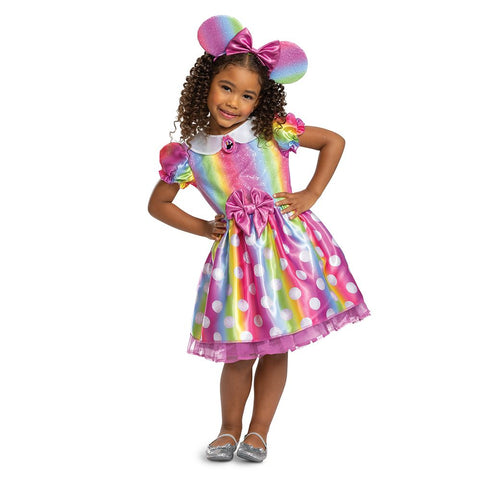TODDLER CLASSIC RAINBOW MINNIE MOUSE