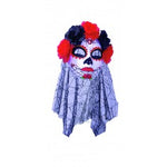 DAY OF THE DEAD MASK WITH ATTACHED VEIL