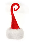 CURLY Q SANTA HAT