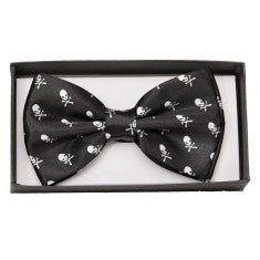 SKULL BOW TIE