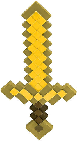Gold Minecraft Costume Sword 