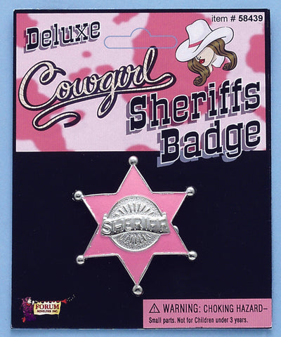 COWGIRL SHERIFF BADGE