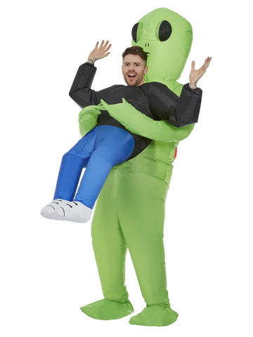 GREEN ALIEN ABDUCTION ADULT INFLATABLE