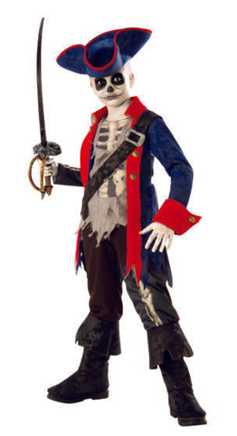 Ghost Pirate Skeleton Costume