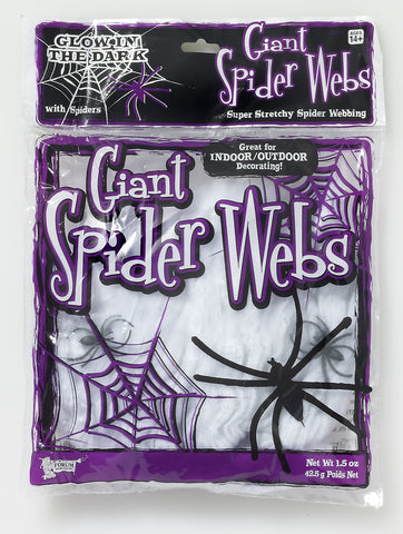 GIANT WHITE SPIDER WEB