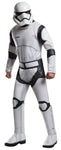 Star Wars: The Force Awakens Deluxe Stormtrooper Costume.  Includes: Jumpsuit With Boot Covers and Mask.  Bring Your Family Star Wars Costume Ideas to Life with Han Solo, Princess Leia, Cewbacca, Luke Skywalker, Yoda, Darth Vader and Stormtroopers.    Even Get Your Dog Into The Halloween Spirit
