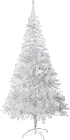 SMALL 6' WHITE CHRISTMAS/HALLOWEEN TREE