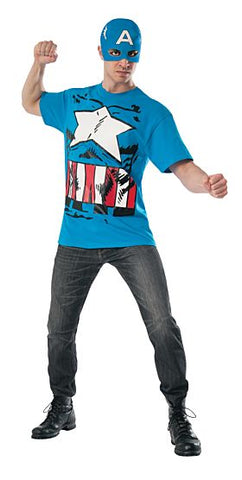 CAPTAIN AMERICA T-SHIRT WITH MASK
