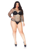 PLUS SIZE SPANDEX LONG SLEEVED INDUSTRIAL NET SHIRT