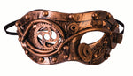 BRONZE STEAMPUNK MASK WITH GEARS
