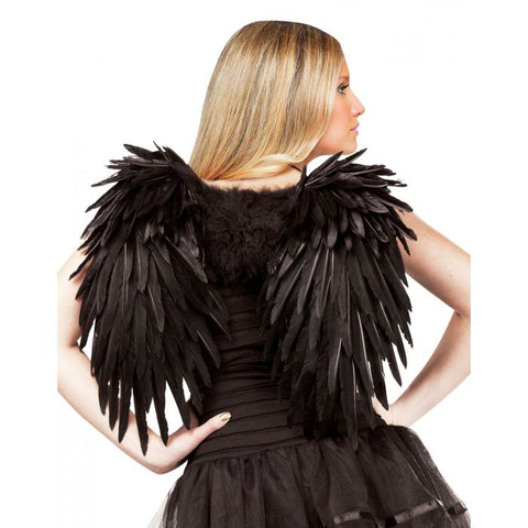 BLACK FEATHER WINGS