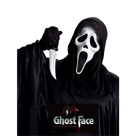 GHOST FACE MASK WITH KNIFE