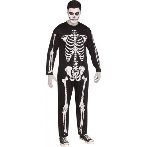 ADULT SKELETON JUMPSUIT