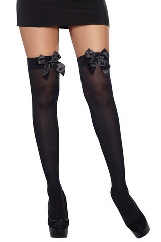 Black Halloween Thigh High Costume Leggings
