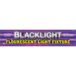 18" BLACK LIGHT BULB WITH FIXTURE