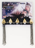 BLACK AND GOLD ROARING 20'S HEADBAND