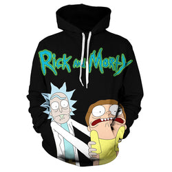 RICK AND MORTY SCARED MORTY HOODIE