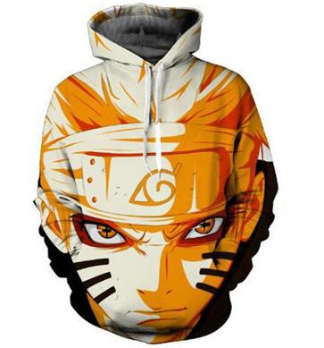 Naruto Sage Mode Pull Over Hoodie. Join The Allied Shinobi Force Led By Your All-Time Favorite Knuckle-Head Ninja, Naruto Uzumaki. This Anime Hoodie Is Perfect For An Anime Cosplay Hoodie. 