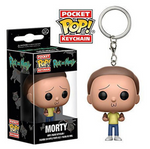 RICK AND MORTY FUNKO POP MORTY KEYCHAIN