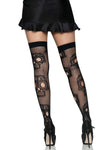 BLACK SUGAR SKULL THIGH HIGHS