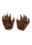 BROWN WOLF PAW GLOVES