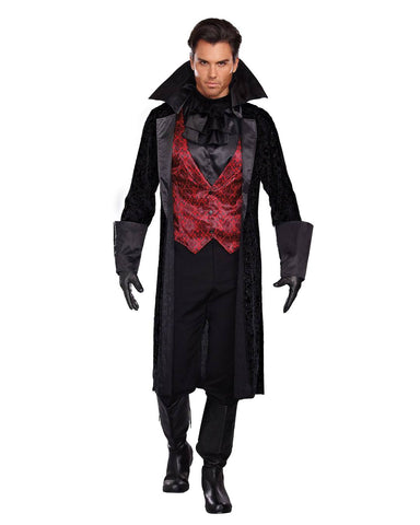 Mens Victorian Vampire Halloween Cosplay Costume