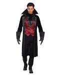 Mens Plus Size Victorian Vampire Halloween Cosplay Costume