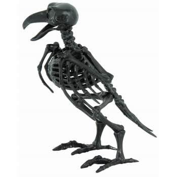 Small Black Raven Skeleton. This Little Skeleton Bird Not Only Is The Perfect Crow Skeleton Decoration, But Also Has The Added Perk Of Being Adorable. This Gothic Decor Can Be Left Up Year-Round Or Just For Halloween.