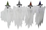 HANGING GHOST ASSORTMENT WITH WITCH HATS