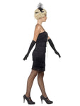 BLACK SHORT FLAPPER DRESS