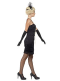 BLACK SHORT FLAPPER DRESS