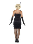 BLACK SHORT FLAPPER DRESS