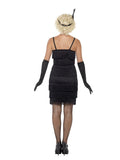 BLACK SHORT FLAPPER DRESS