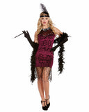 Womens Roaring 20s Flapper Dress Halloween Costume