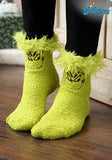 GRINCH FUZZY SOCKS