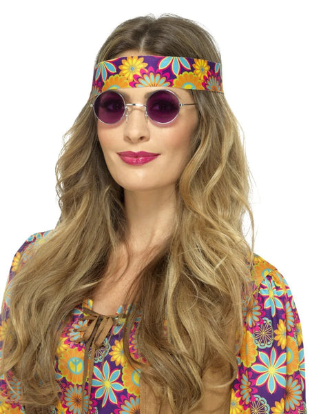 Purple hippie glasses hotsell