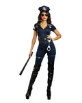 Womens Police Officer Cosplay Halloween Costume