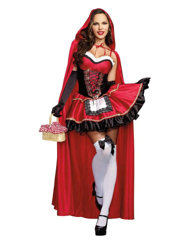 Womens Sexy Red Riding Hood Halloween Costume