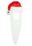 JACK SKELLINGTON SANTA HAT WITH BEARD