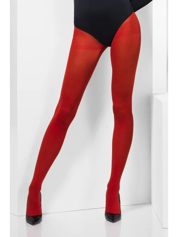 OPAQUE RED TIGHTS