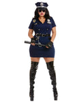 Halloween Police Woman Costume