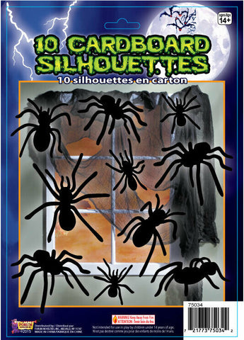 BLACK SILHOUETTE SPIDERS