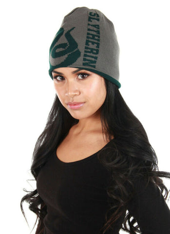 SLYTHERIN REVERSIBLE KNIT BEANIE