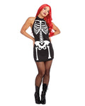 Womens Glow in the Dark Skeleton Costume Dress