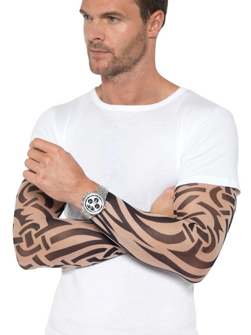 TRIBAL TATTOOED ARM SLEEVES